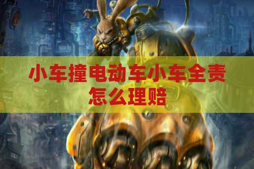 小车撞电动车小车全责怎么理赔