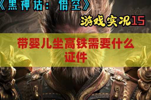 带婴儿坐高铁需要什么证件