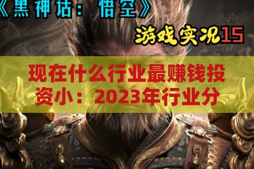 现在什么行业最赚钱投资小：2023年行业分析